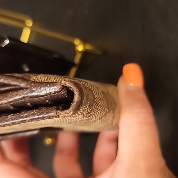 Monogram Metal Bar French Flap Wallet Beige Ebony Cocoa - Picture 6 of 10